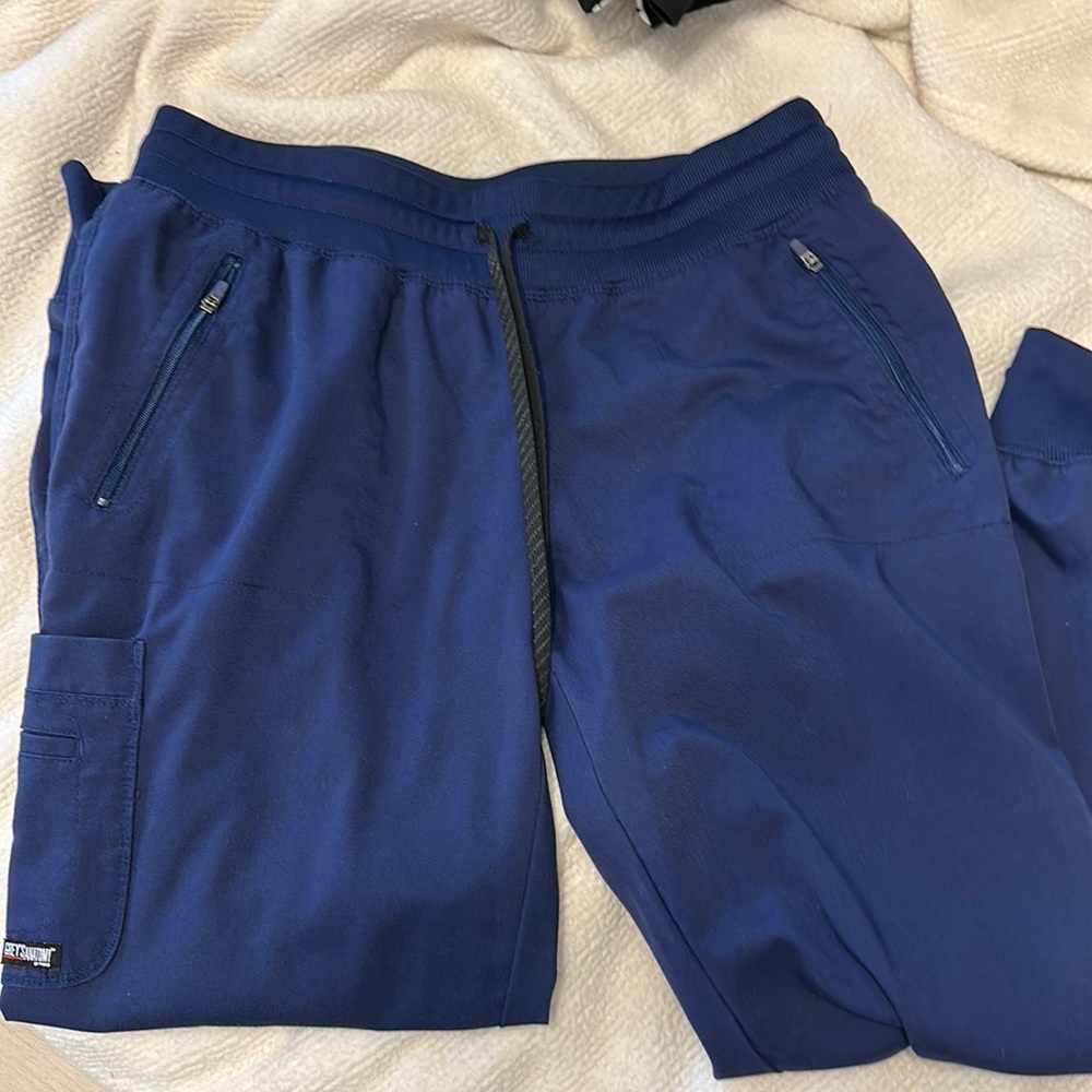 Greys Anatomy Spandex Stretch Navy Joggers